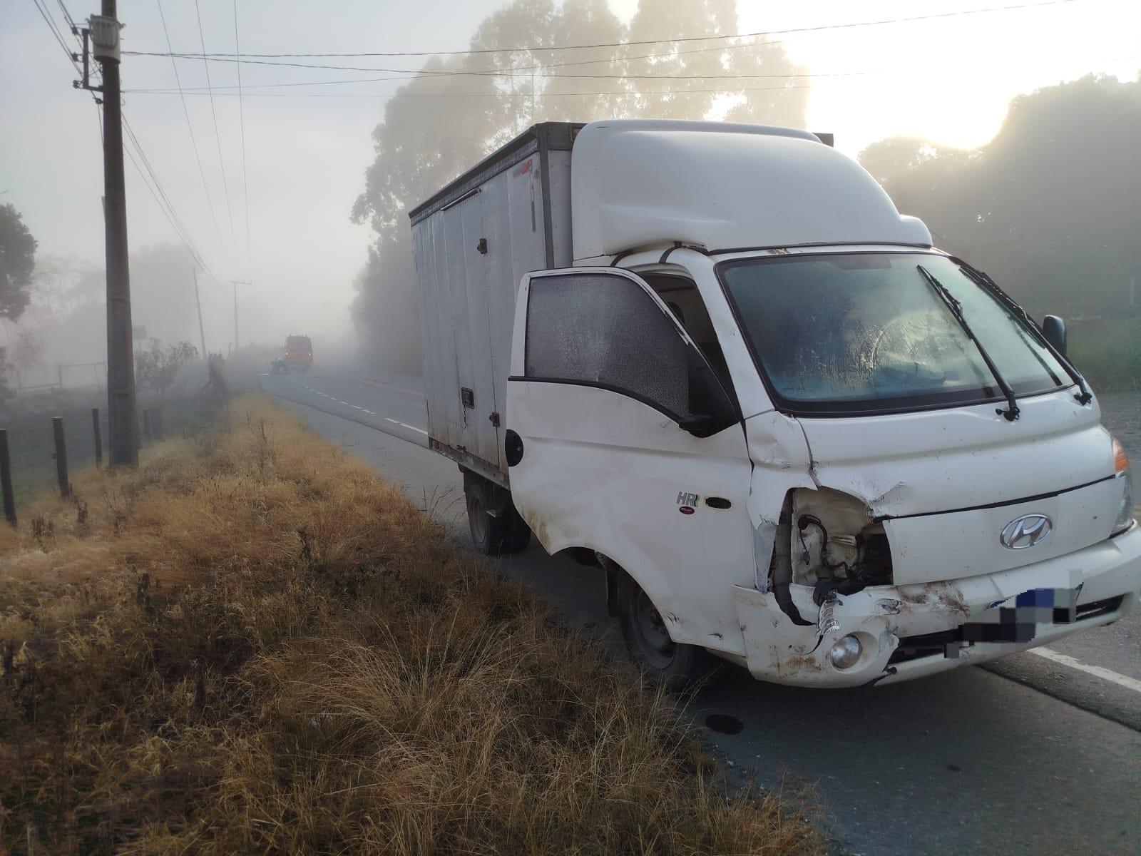 Motociclista morre em colisão com caminhonete na SC-486 em Vidal Ramos