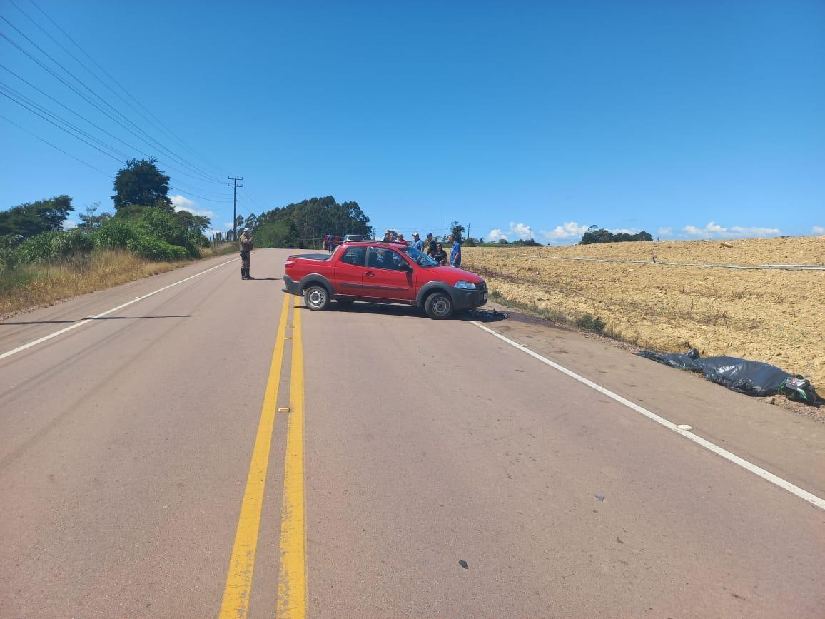 Motociclista morre em colisão na SC-110 em Ituporanga
