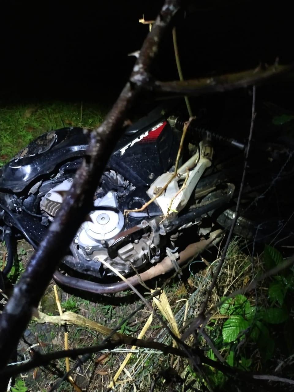Motociclista perde a vida na SC-350 ao colidir em poste