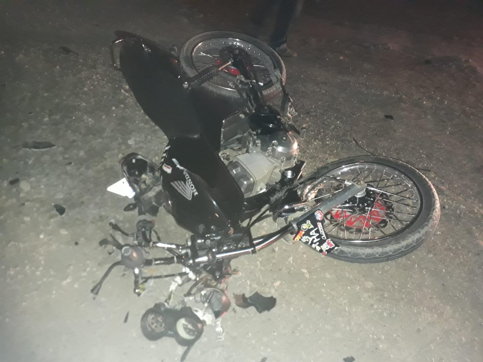 Motociclista tem TCE e fraturas em acidente na BR-470