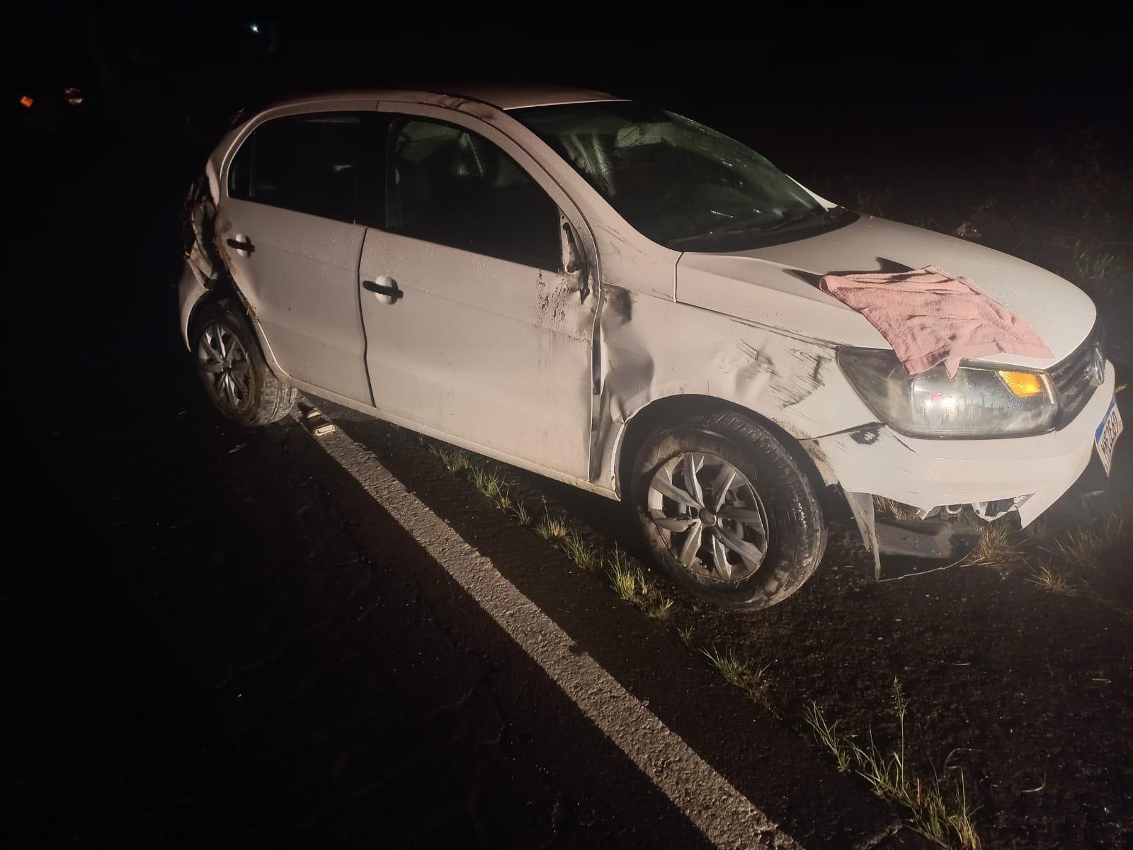 Motorista fica ferida após capotamento na SC-350 em Ituporanga