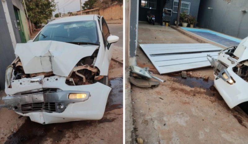 Mulher grávida é atropelada pela amante do marido e carro fica destruído