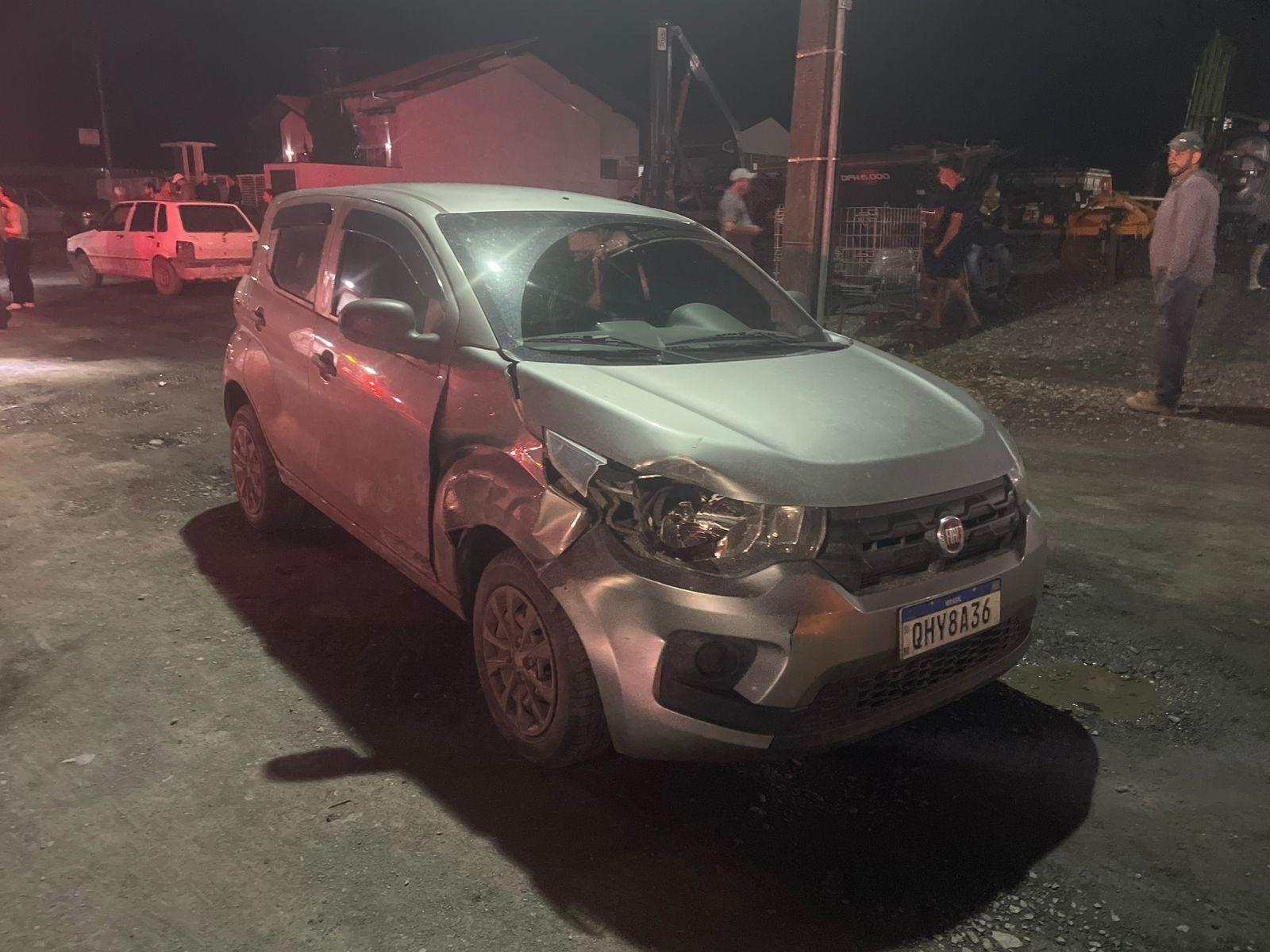 Mulher morre em colisão entre carro e moto na SC-350 em Cerro Negro Ituporanga