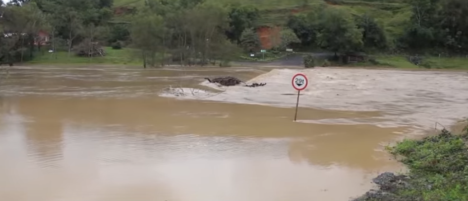 Município de Aurora decreta situação de emergência por conta das fortes chuvas