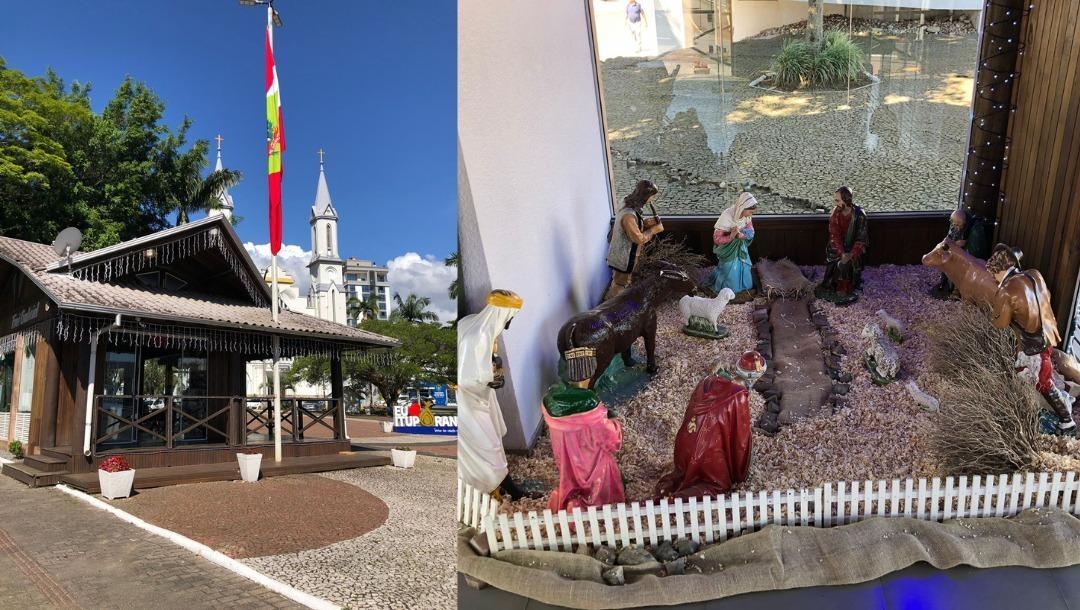 Natal Luz de Ituporanga tem prêmio para quem visitar os presépios e Casa do Papai Noel está aberta em horário comercial
