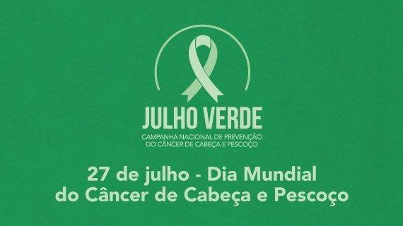 27 de Julho: Hoje é o Dia Mundial de Combate ao Câncer de Cabeça e Pescoço