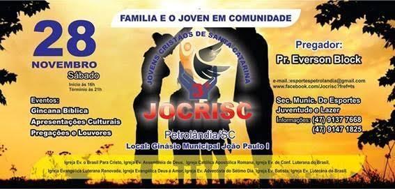 3º Jocrisc será realizado em Petrolândia
