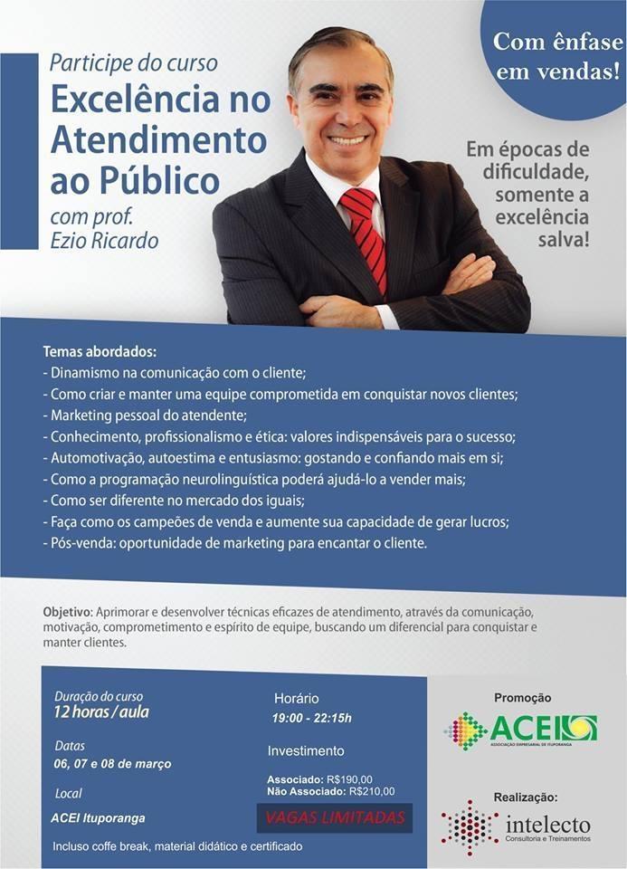 ACEI de Ituporanga oferece capacitação na próxima semana