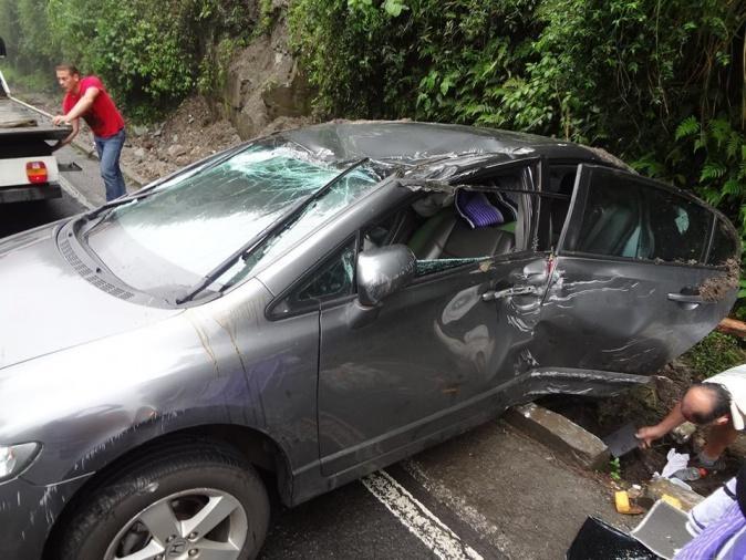 Acidente é registrado na BR-470 em Pouso Redondo neste domingo  