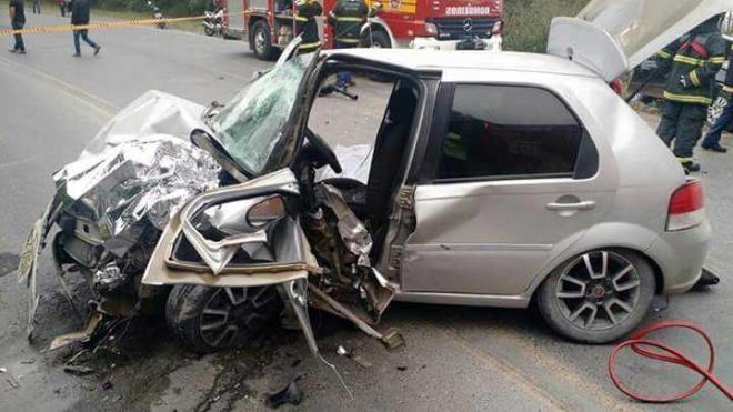 Acidente na BR-470 deixa um morto e seis feridos em Trombudo Central 