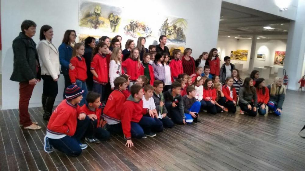 Alunos de Petrolândia visitam Museu de Arte de Santa Catarina 