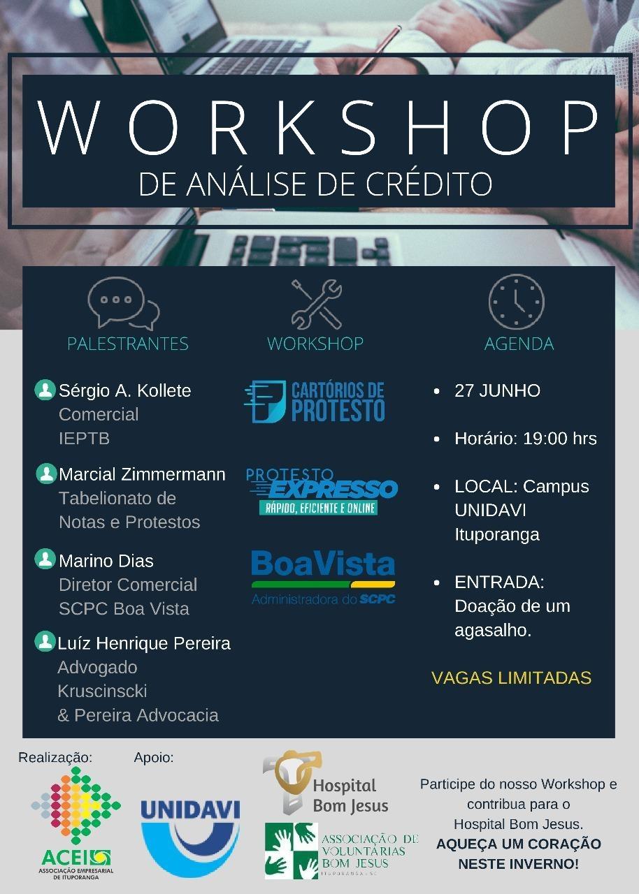 Associação Empresarial de Ituporanga promove Workshop sobre Análise de Crédito