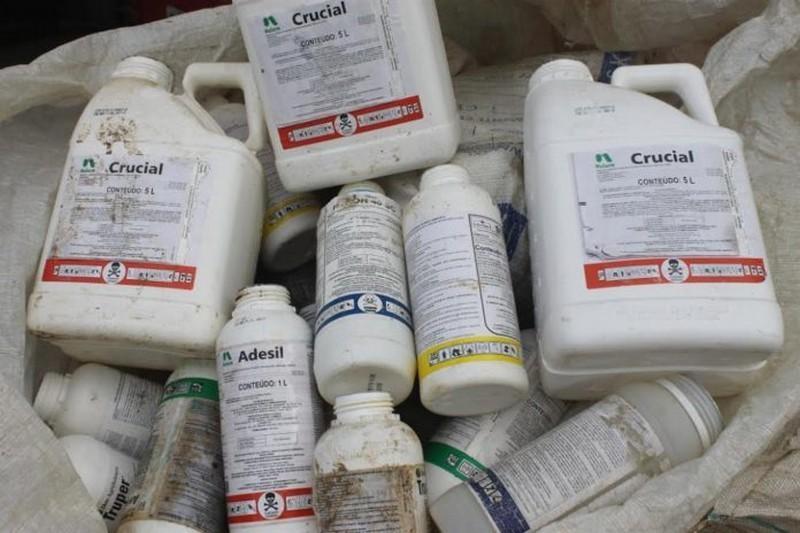 Coleta de embalagens de agrotóxicos vai ser realizada na quinta-feira em Chapadão do Lageado