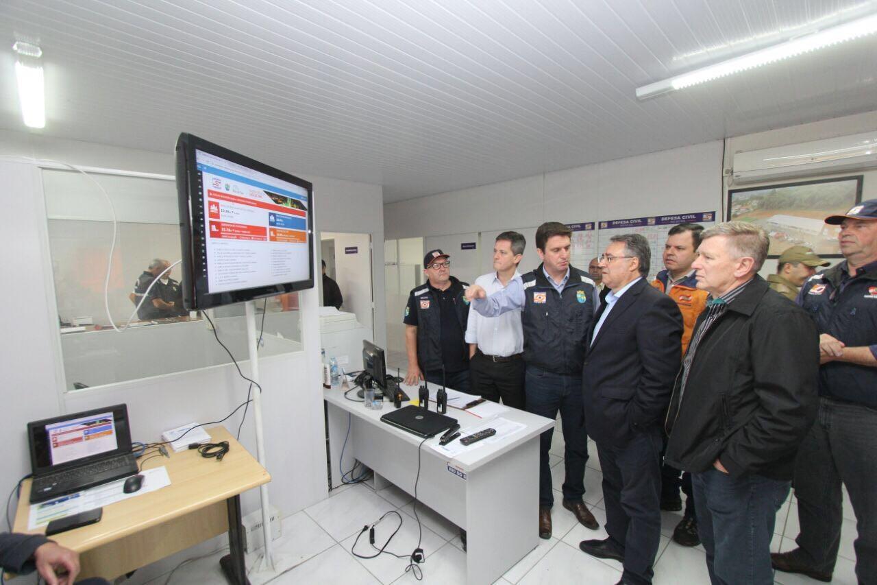 Colombo visita Rio do Sul e destaca ações do Governo do Estado para auxiliar municípios do Alto Vale afetados pelas chuvas