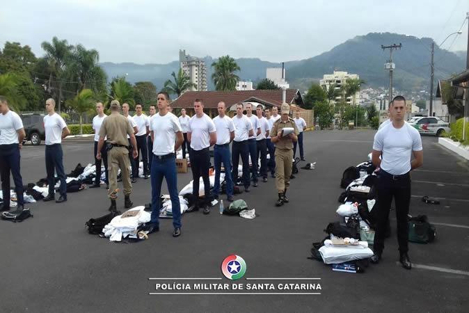 Curso de formação de novos policiais iniciou nesta semana em Rio do Sul