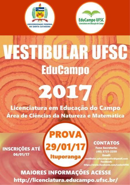 Curso de Licenciatura em Educação do Campo será oferecido em 2017 pela Universidade Federal de Santa Catarina na Região da Cebola