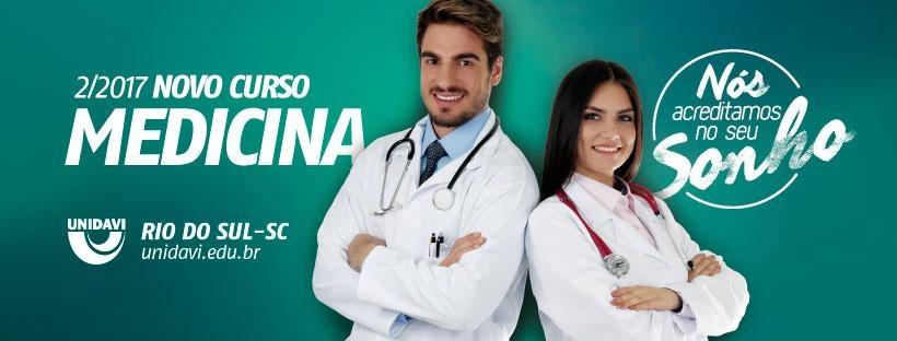 Curso de medicina na Unidavi deve iniciar aulas em agosto