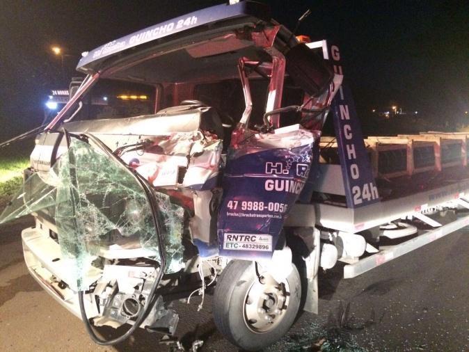 Dois acidentes são registrados na BR-470, em Rio do Sul