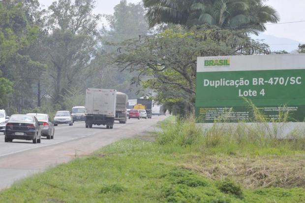 Duplicação da BR 470 deve receber mais dinheiro que o previsto no orçamento de 2017 