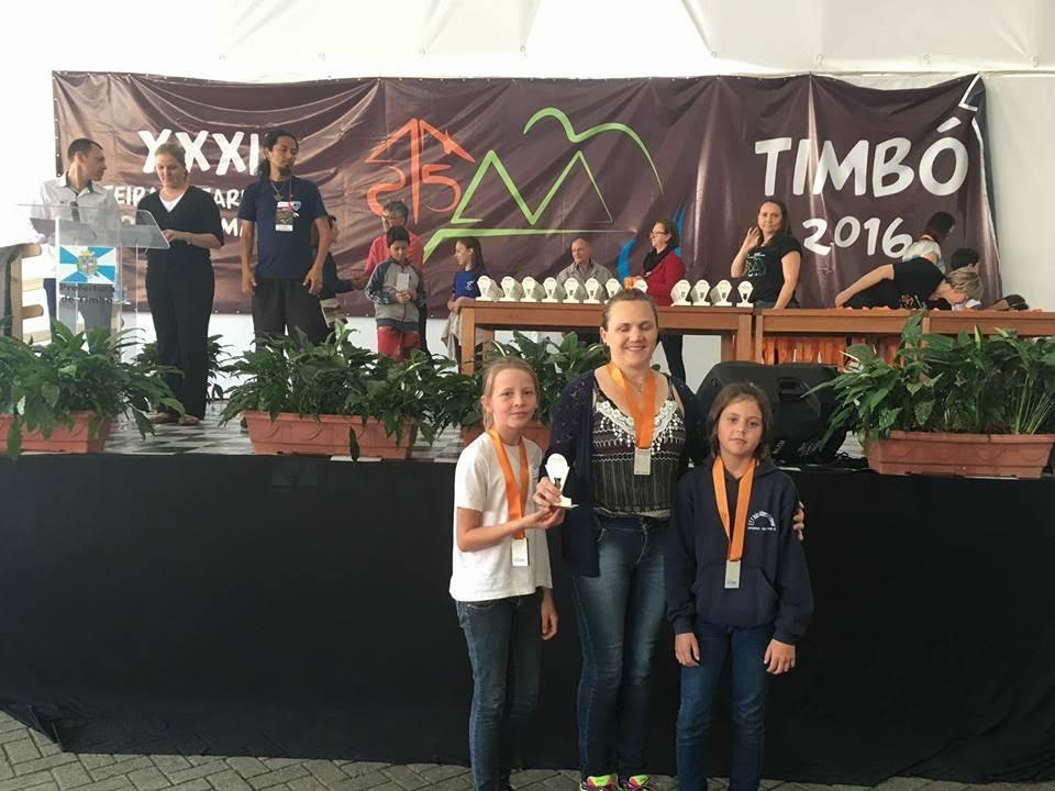 Escola de Vidal Ramos é indicada para Feira Nacional de Matemática