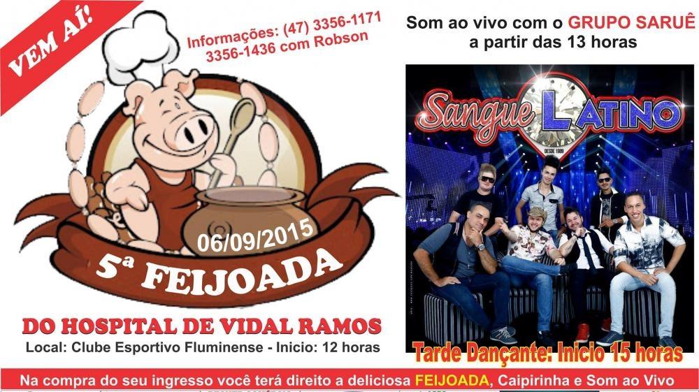 Feijoada em prol do Hospital de Vidal Ramos será realizada neste final de semana