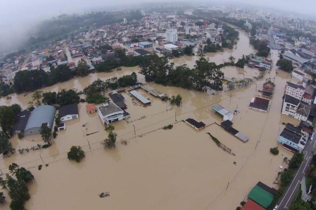 Governo Federal homologa decreto de situação de emergência em Rio do Sul 