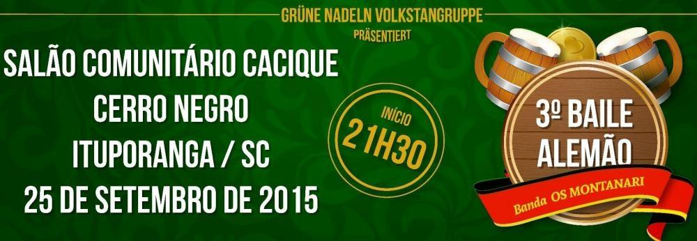 Grupo Verdes Agulhas Tradição Germânica promove baile típico alemão na noite desta sexta em Ituporanga 