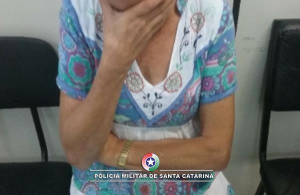 Idosa é presa por furto em Rio do Sul