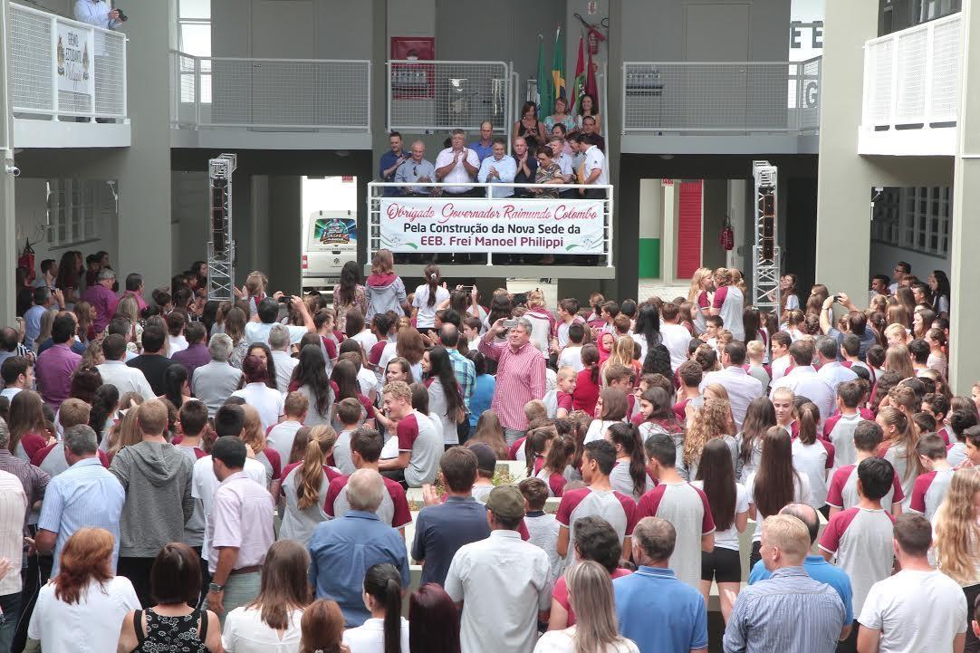 Inaugurada na manha de hoje a nova estrutura da Escola Frei Manoel Philippi