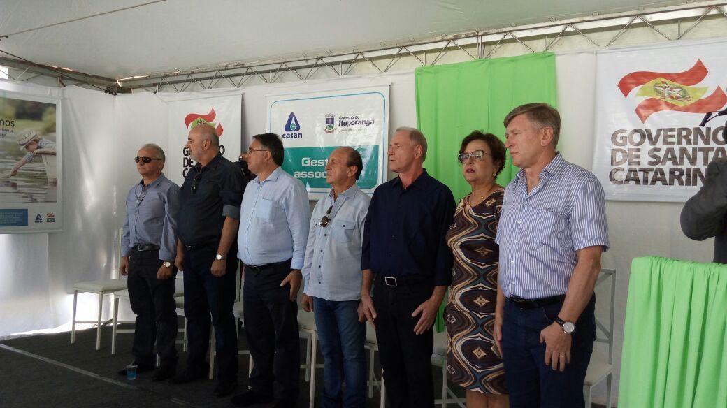 Inauguradas obras de ampliação do Sistema de Abastecimento de água da Casan em Ituporanga
