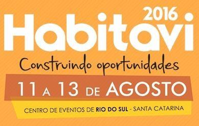 Inicia hoje em Rio do Sul mais uma edição da Feira de Habitação do Alto Vale