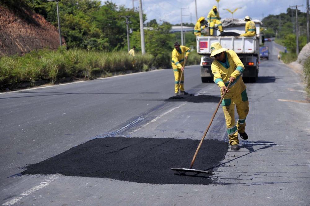 Iniciada operação tapa buracos na SC-350 entre Aurora e Rio do Sul