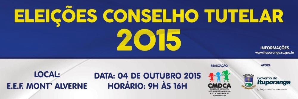 Ituporanga vai eleger novos membros do Conselho Tutelar