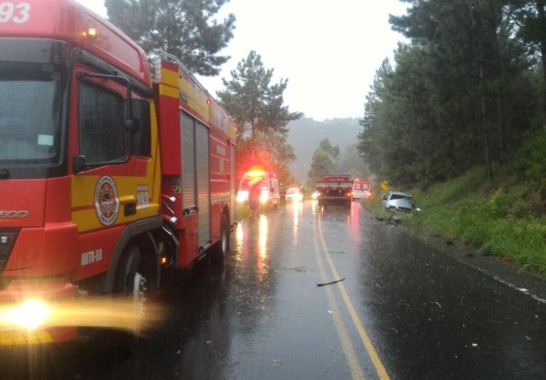 Jovem de 20 anos morre em acidente na SC-350 em Alfredo Wagner