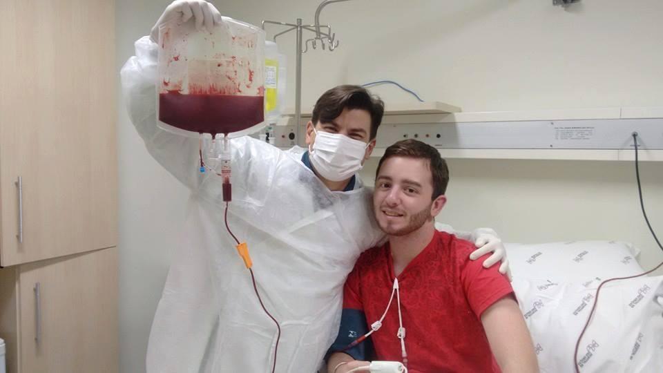 Jovem natural da Região da Cebola recebe transplante de Medula Óssea