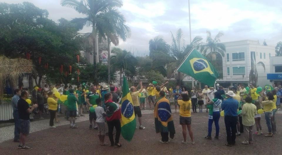 Manifestação contra a corrupção marcou o domingo em Ituporanga  