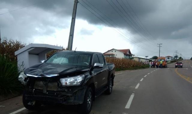 Motociclista morre após colisão em caminhonete em Ituporanga