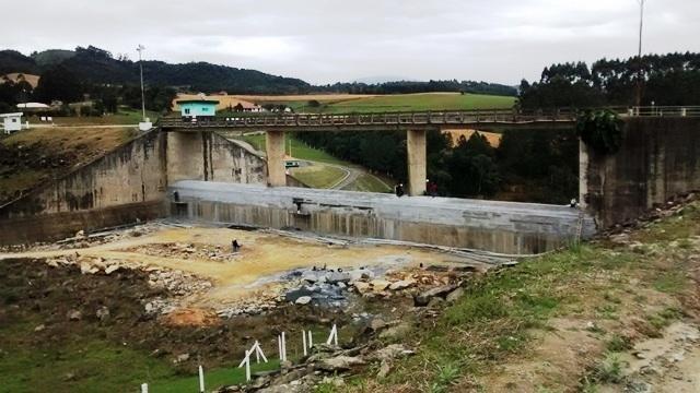 Obras de sobre-elevação nas Barragens de Ituporanga e Taió são concluídas
