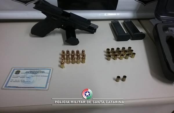 Operação conjunta apreende arma de fogo em Atalanta 