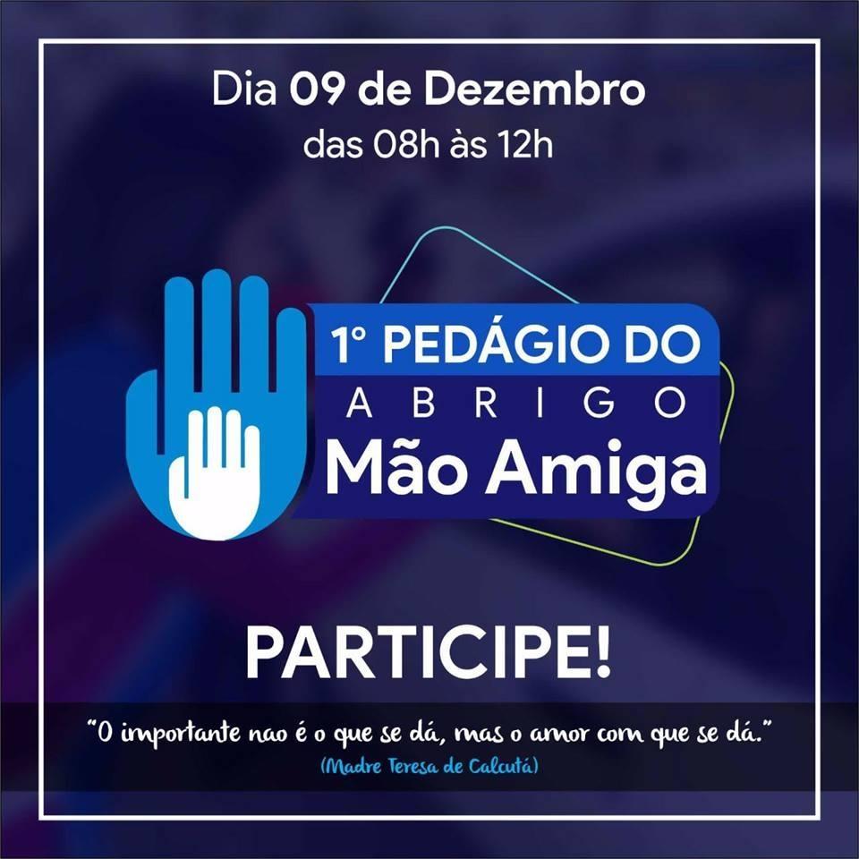 Pedágio Solidário do Abrigo Mão Amiga será realizado no próximo sábado em Ituporanga