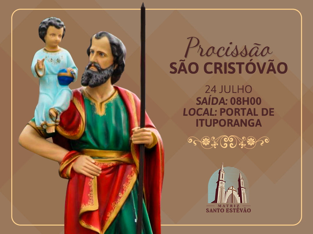 Procissão com benção dos motoristas marca a comemoração do Dia de São Cristóvão 
