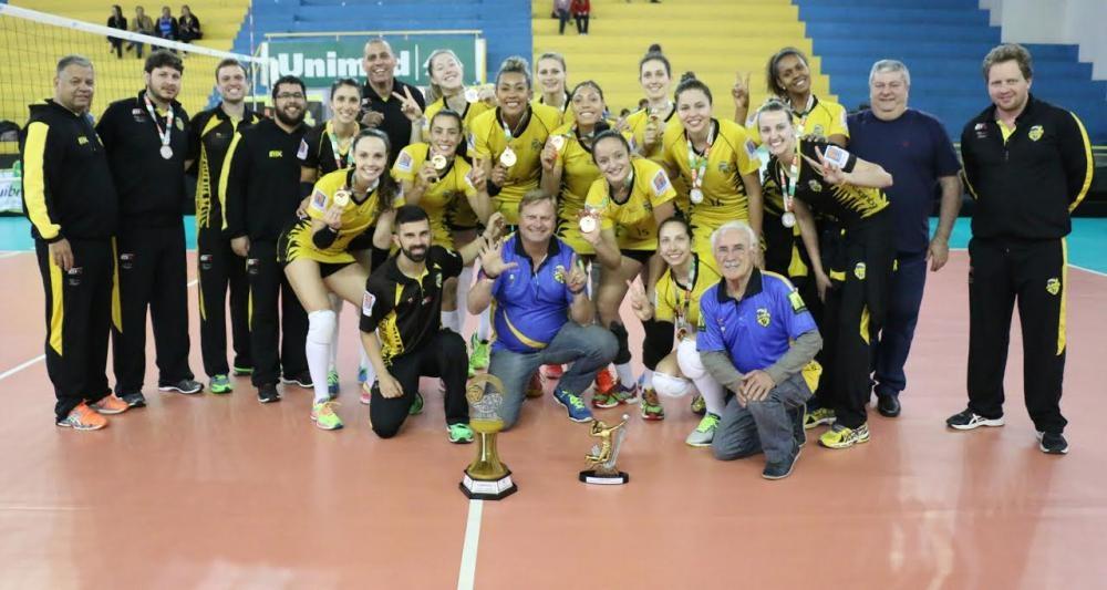 Rio do Sul conquista o heptacampeonato catarinense de voleibol feminino 