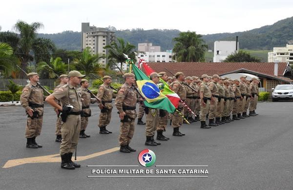 Solenidade em Rio do Sul marca os 183 anos da PMSC