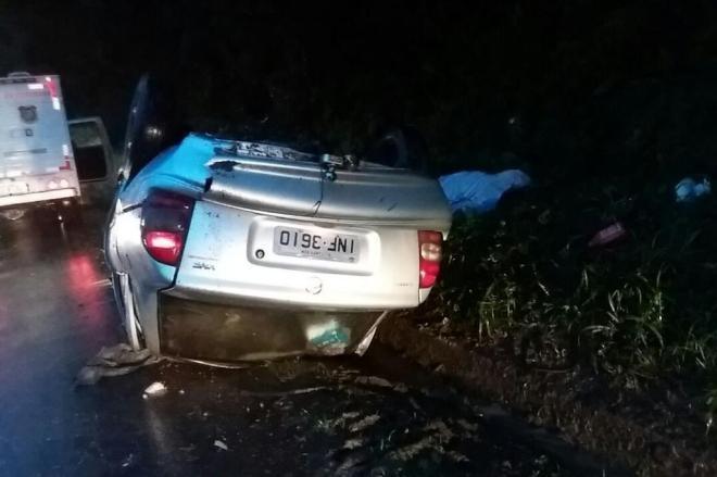 Uma pessoa morre e três ficam feridas em acidente na BR-470 em Ibirama 