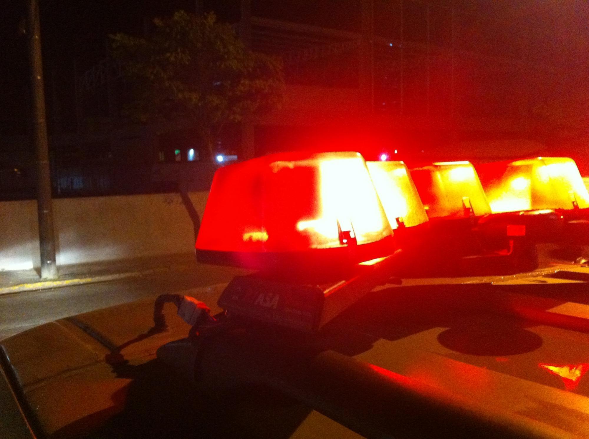 Veículo colide em viatura da PM em Ituporanga