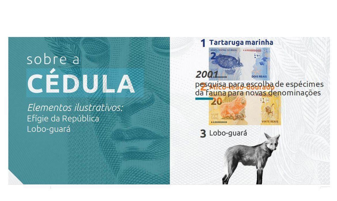 Nova cédula de R$ 200 entra em circulação na quarta-feira