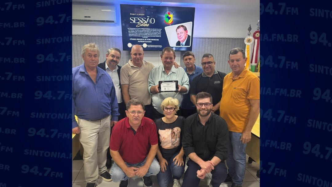 Nova mesa diretora é definida e sessão solene marca os trabalhos finais da Câmara de Alfredo Wagner