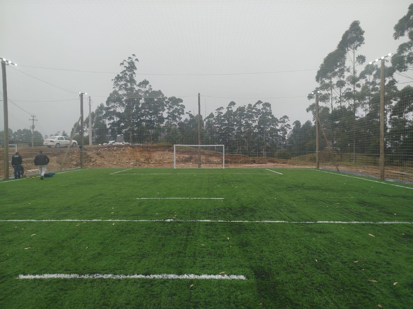 Nova quadra sintética de Itajaí Mirim será inaugurada neste fim de semana em Vidal Ramos