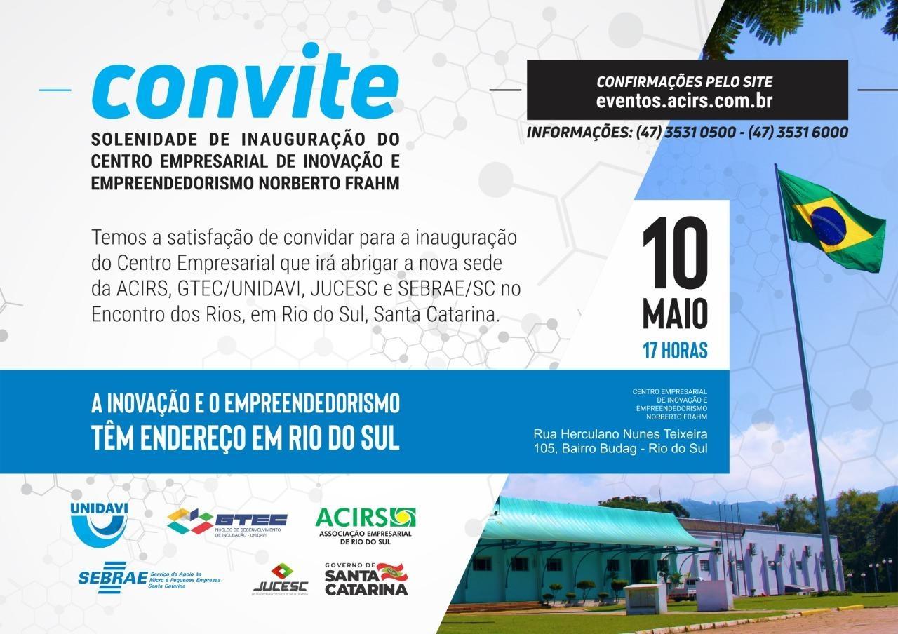 Novo espaço da Associação Empresarial de Rio do Sul será inaugurado nesta sexta