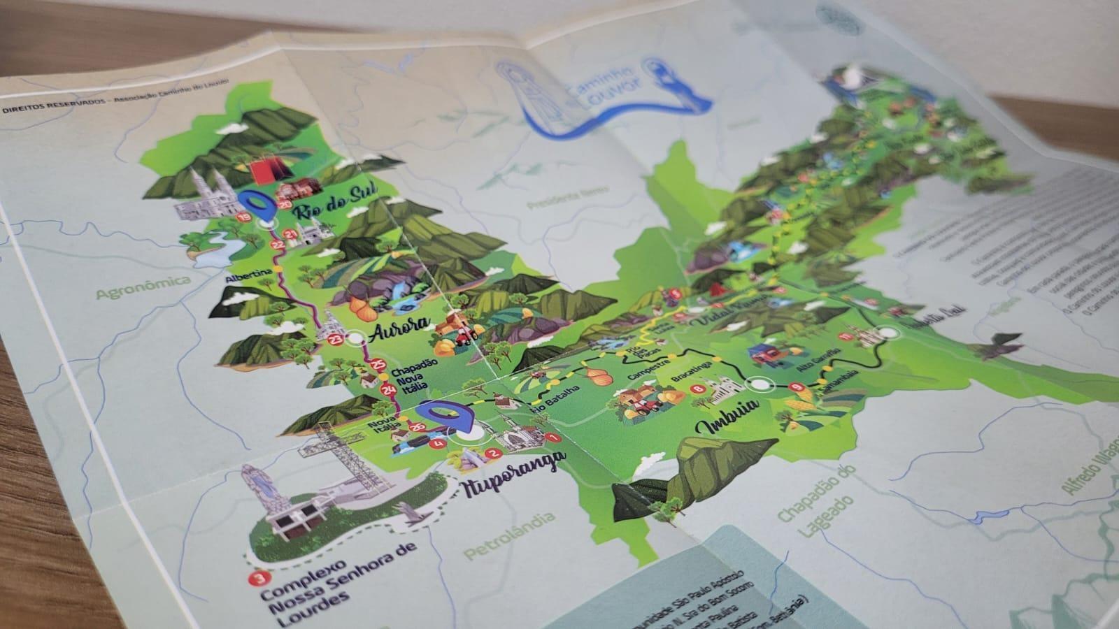 Novo ramal do Caminho do Louvor interliga Rio do Sul, Aurora e Ituporanga